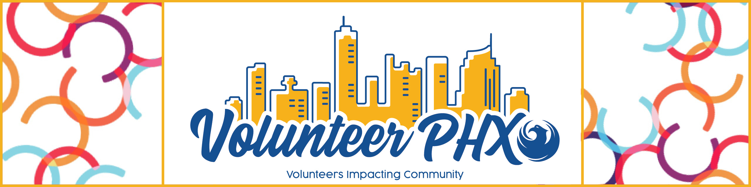 Volunteer PHX logo and banner