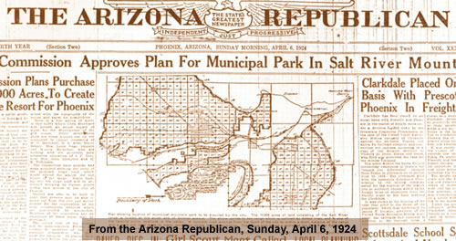 Arizona Republican article 1924