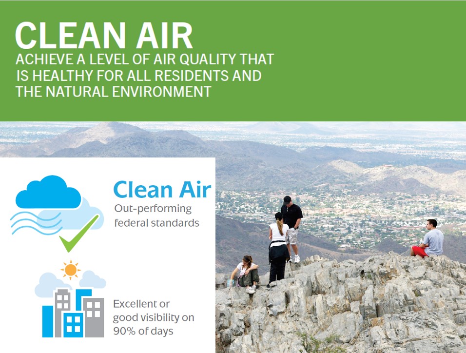 Clean Air - hikers on a mountaintop