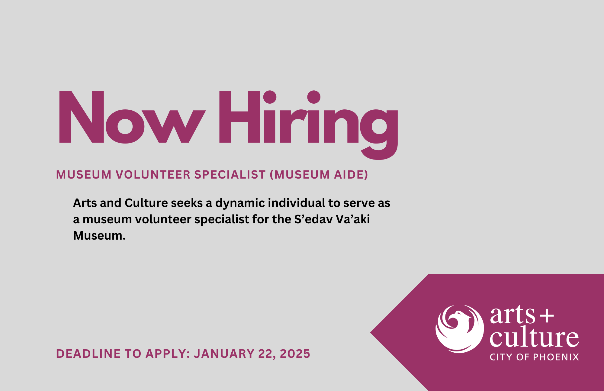 Now Hiring Volunteer Specialist 2025.png