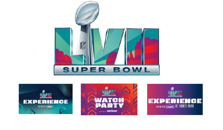 Giant Super Bowl LVII logo appears at Margaret T. Hance Park in Phoenix