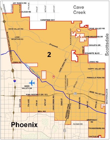 Phoenix City Council District Map
