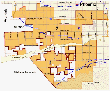 Phoenix City Council District Map