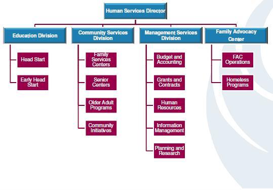 Human Services Organizational Chart 