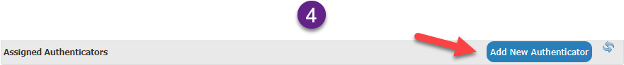 Click Add New Authenticator.