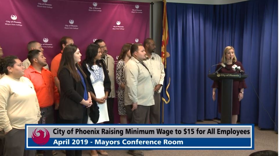 Phoenix Raises Minimum Pay for Employees to Provide Livable Wage