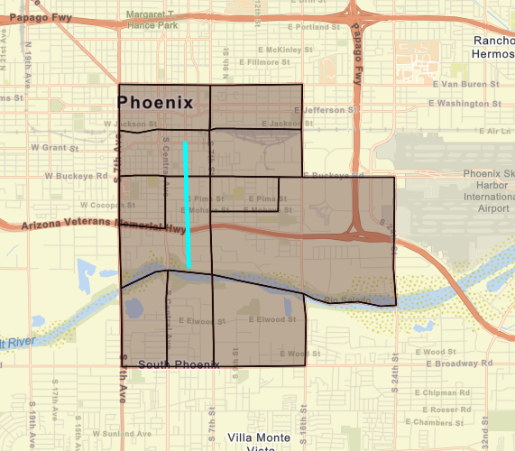 Street Transportation 3rd Street Rio Salado to Downtown Connector